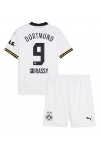 Fotbalové Dres Borussia Dortmund Serhou Guirassy #9 Dětské Třetí Oblečení 2024-25 Krátký Rukáv (+ trenýrky)